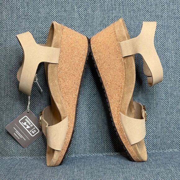 Birkenstock Papllio Soley Sandcastle Nubuck Women’s Wedge Heel Sandals size 9 - Picture 5 of 13